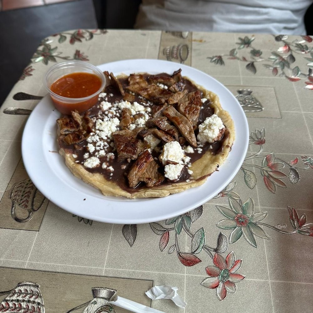 Sabores De Oaxaca - Memela con tasajo - Mexican Near Me - Los Angeles, California