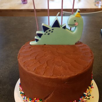 Edgewood Bakery - Chocolate cake with chocolate buttercream and sprinkles (candles not included) - Custom Cakes Near Me - Grand Rapids, Michigan