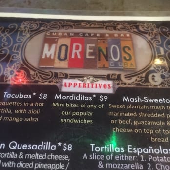 Moreno's Cuba - Cocktail Bars Near Me - Miami Beach, Florida