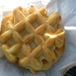 Dunkin' - Chicken and waffle sandwich