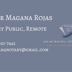 Oscar Magana, Public Notary