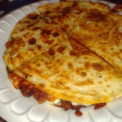 Galveston Island Tacos - Pastor quesadilla