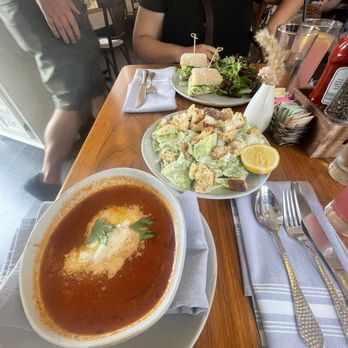 Bowood by Niche - Ceasar Salad, Minestrone (bowl) Green goddess chicken salad sandwich swapped fries for salad. - Breakfast & Brunch Near Me - Saint Louis, Missouri