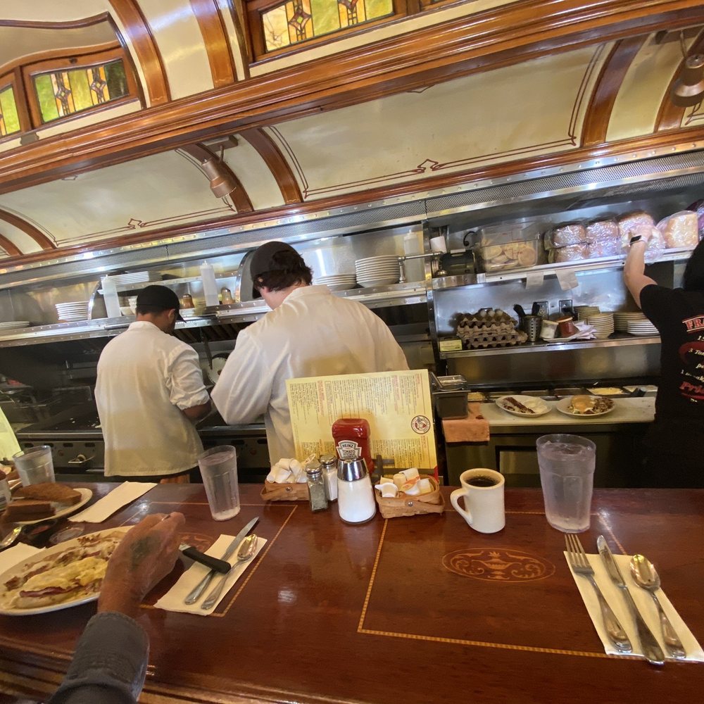 Frank's Diner - Sitting at the counter watching the cooks work - Diners Near Me - Spokane, Washington