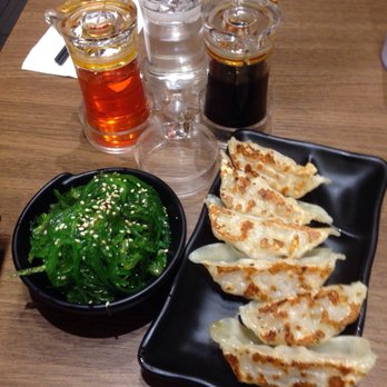 Yah Yah Ya Ramen - Gyoza and seaweed salad for lunch - Ramen Near Me - Richmond, British Columbia Yah Yah Ya Ramen - Gyoza and seaweed salad for lunch - Ramen Near Me - Richmond, British Columbia