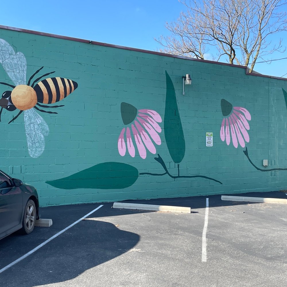 Seven Flowers mural - Public Art Near Me - Indianapolis, Indiana Seven Flowers mural - Public Art Near Me - Indianapolis, Indiana