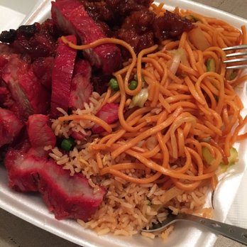 The Chinese Fortune - Two item combo orange chicken, bbq pork, chow mein and fried rice. - Chinese Near Me - La Mirada, California The Chinese Fortune - Two item combo orange chicken, bbq pork, chow mein and fried rice. - Chinese Near Me - La Mirada, California