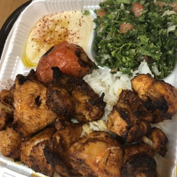 Zankou Chicken - Double skewer chicken kabob plate with tabbouleh - Mediterranean Near Me - Anaheim, California Zankou Chicken - Double skewer chicken kabob plate with tabbouleh - Mediterranean Near Me - Anaheim, California