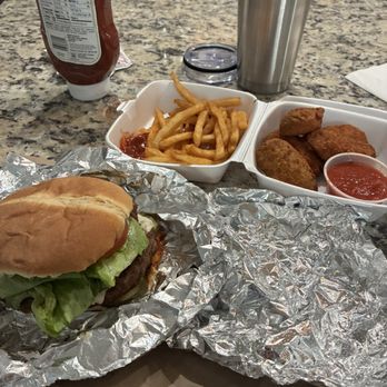 The Prince Of Subs - Prince Burger with Fries and jalapeño poppers. - Sandwiches Near Me - Lancaster, Pennsylvania The Prince Of Subs - Prince Burger with Fries and jalapeño poppers. - Sandwiches Near Me - Lancaster, Pennsylvania