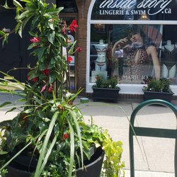 Inside Story Lingerie and Swim - Beautiful flowers in front of our store always!