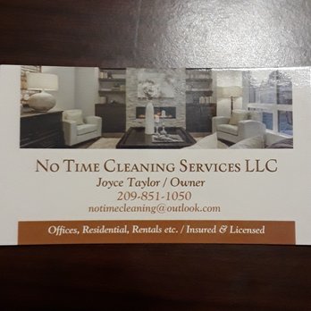 No Time Cleaning Services - Office Cleaning Near Me - Stockton, California