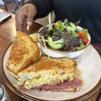The Terrace - Reuben and a side salad - Breakfast & Brunch Near Me - Irvine, California The Terrace - Reuben and a side salad - Breakfast & Brunch Near Me - Irvine, California