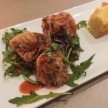 Lounge Here - Fried chicken confit. Get. This. Dish. So very moist and flavorful!! - Cocktail Bars Near Me - Dallas, Texas