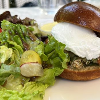 Mademoiselle Colette - Crab Benedict ($20.90) - Breakfast & Brunch Near Me - Menlo Park, California Mademoiselle Colette - Crab Benedict ($20.90) - Breakfast & Brunch Near Me - Menlo Park, California