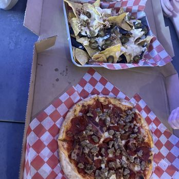 Roar - Chicken Nachos - dry & little meat
Pizza - all toppings slide right off - Food Court Near Me - Winston-Salem, North Carolina Roar - Chicken Nachos - dry & little meat
Pizza - all toppings slide right off - Food Court Near Me - Winston-Salem, North Carolina