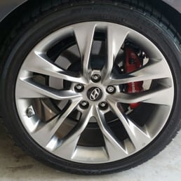 Left rear tire