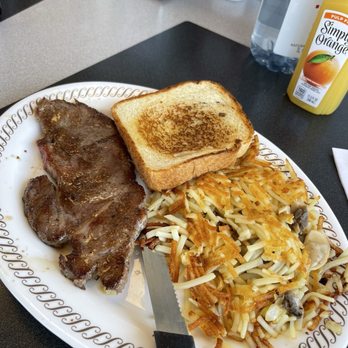 Waffle House - Delmonico Steak Dinner - Breakfast & Brunch Near Me - Cocoa Beach, Florida