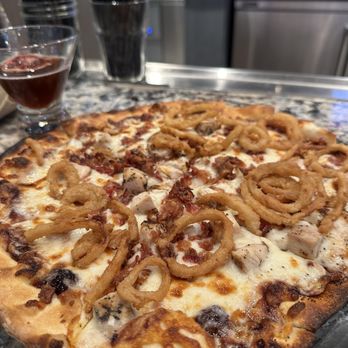 Thirty Acres Kitchen - Boysenberry chipotle chicken pizza - personal size - Burgers Near Me - Buena Park, California Thirty Acres Kitchen - Boysenberry chipotle chicken pizza - personal size - Burgers Near Me - Buena Park, California