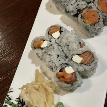 Raku Sakura - Spicy Tuna Roll and Philadelphia Roll? - Japanese Near Me - East Greenwich, Rhode Island Raku Sakura - Spicy Tuna Roll and Philadelphia Roll? - Japanese Near Me - East Greenwich, Rhode Island