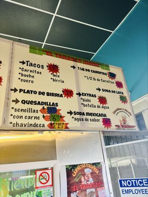 Menu photo 1 CARNITAS Y BIRRIA “El TARASCO” Tucson, AZ