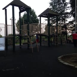 Playground at dusk Playground at dusk