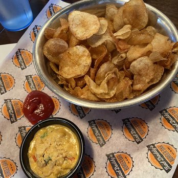 Bad Daddy's Burger Bar - Mama's Housemade Chips with Pimento cheese - Burgers Near Me - Huntersville, North Carolina