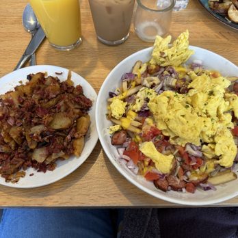 Altea's Eatery - Breakfast Poutine w/ side of corned beef hash - Breakfast & Brunch Near Me - Worcester, Massachusetts