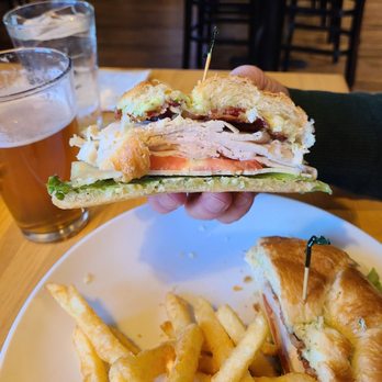 Timberwood Tap House - Effkatt's Unaffected Beauty turkey croissant - American Near Me - Charlottesville, Virginia Timberwood Tap House - Effkatt's Unaffected Beauty turkey croissant - American Near Me - Charlottesville, Virginia