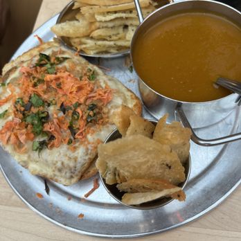 Open Face at Eastman Museum - Maple chicken with pumpkin bisque and banquette chips - Cafes Near Me - Rochester, New York