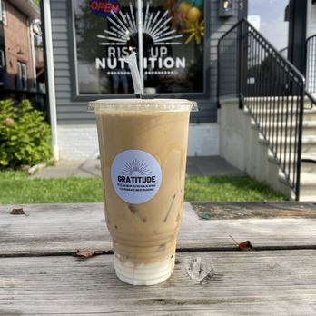Rise Up Nutrition - Loaded Coffee - Salted Caramel - Juice Bars & Smoothies Near Me - West Reading, Pennsylvania Rise Up Nutrition - Loaded Coffee - Salted Caramel - Juice Bars & Smoothies Near Me - West Reading, Pennsylvania