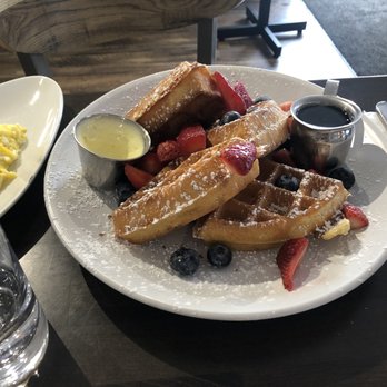 Graze - waffles with berries - Breakfast & Brunch Near Me - Thayne, Wyoming