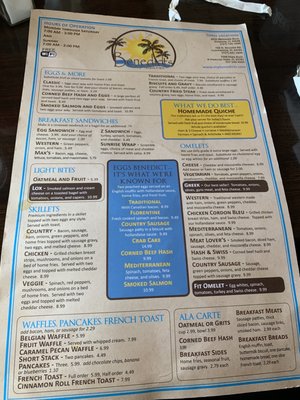Menu photo 7 Benedict's Restaurant Dunedin, FL