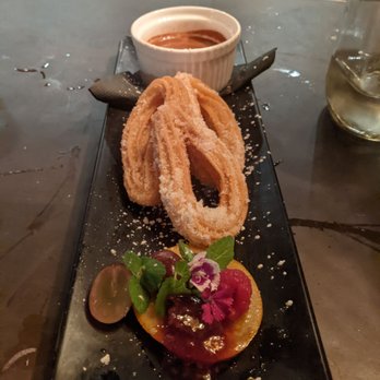 Cafe Sevilla - Regular churros. RECOMMEND THE MADRID ONES - Spanish Near Me - Costa Mesa, California