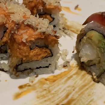 Arigato - I've never seen sushi zig zag wrapped with half fish half rice - Sushi Bars Near Me - Edgewater, New Jersey