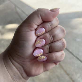 Lavish Nails & Spa - What I got! Hannah made a great call with the almond shape to better suit my hand - Nail Salons Near Me - Austin, Texas Lavish Nails & Spa - What I got! Hannah made a great call with the almond shape to better suit my hand - Nail Salons Near Me - Austin, Texas