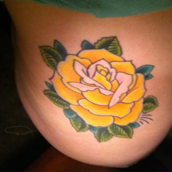 Tattoo City - Yellow Rose. Artist:Jen Lee - Tattoo Near Me - San Francisco, California Tattoo City - Yellow Rose. Artist:Jen Lee - Tattoo Near Me - San Francisco, California