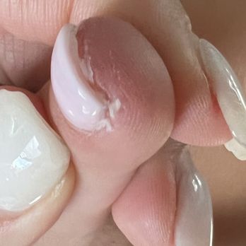 Excel Nails - She was send home with her nails like this! - Nail Salons Near Me - Folsom, California