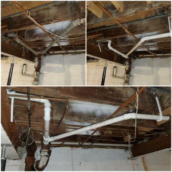 Godbouts Plumbing & Heating - Changed 1-1/2 galvanized drains to 1-1/2 pvc - Plumbing Near Me Godbouts Plumbing & Heating - Changed 1-1/2 galvanized drains to 1-1/2 pvc - Plumbing Near Me