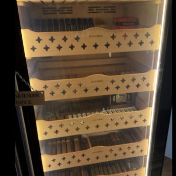 Cliché Lounge - Half the humidor of cigars - Lounges Near Me - Stateline, Nevada