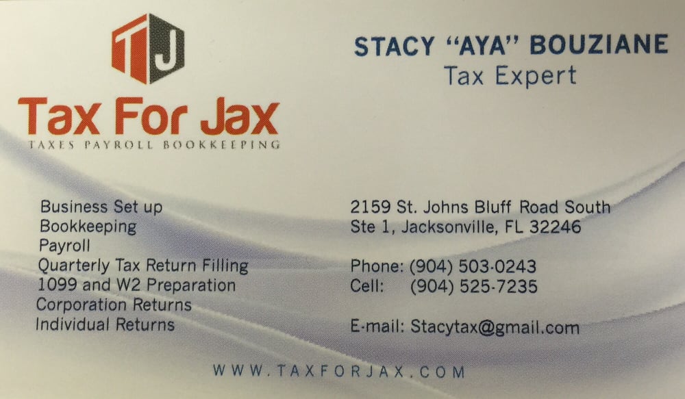 TAX FOR JAX Updated September 2024 2159 St Johns Bluff Rd S