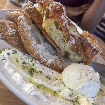 Smash Pizza - Bread plate with burrata. - Pizza Near Me - Bettendorf, Iowa