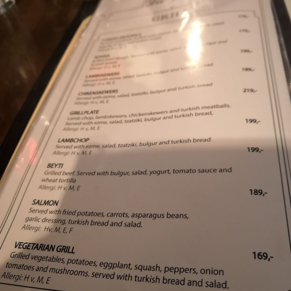 La Villa Restaurant - Menu - Turkish Near Me - Oslo, 03