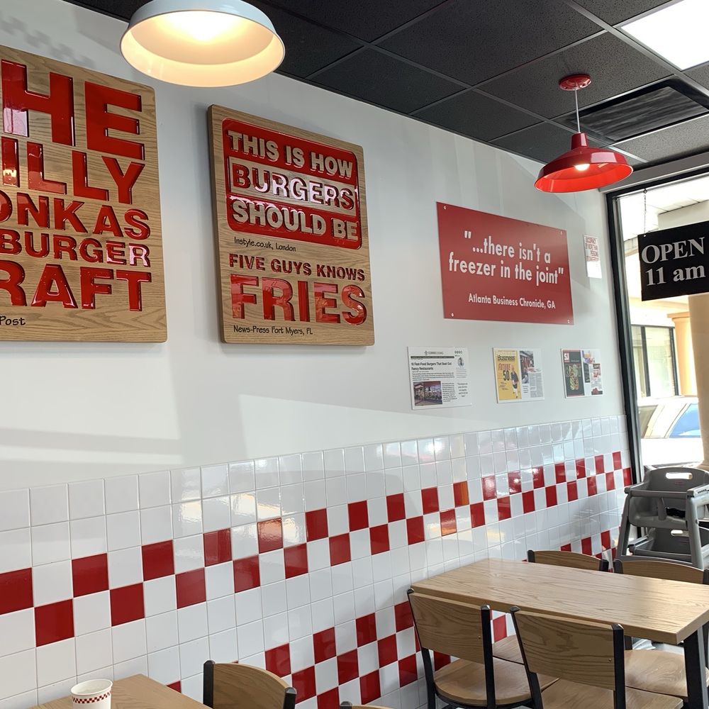 Five Guys - Inside - Burgers Near Me - Little Neck, New York Five Guys - Inside - Burgers Near Me - Little Neck, New York