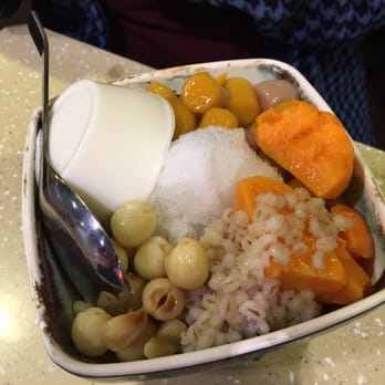 Meet Fresh - Taro #2 with almond jelly added - Desserts Near Me - Irvine, California