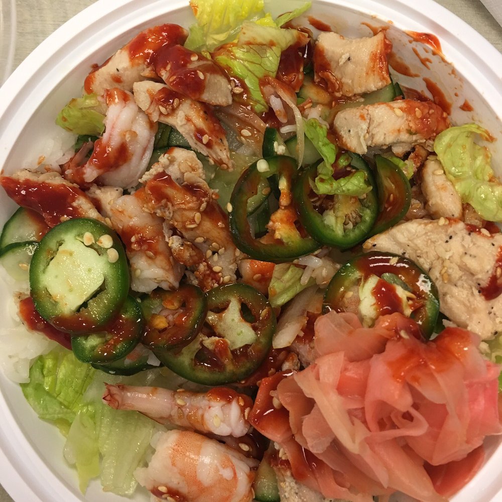 PokeHana - Create your own bowl...chicken and shrimp - Asian Fusion Near Me - Louisville, Kentucky PokeHana - Create your own bowl...chicken and shrimp - Asian Fusion Near Me - Louisville, Kentucky