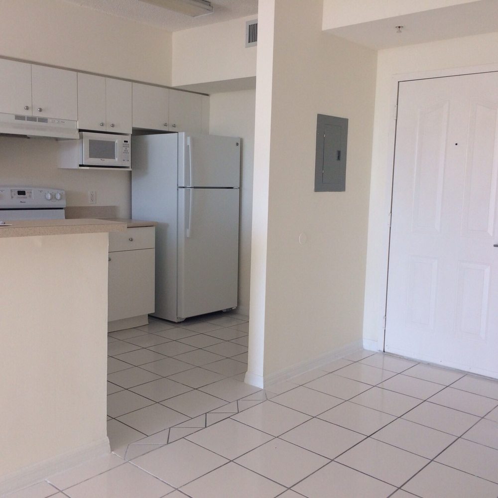 Kitchen and front door Kitchen and front door