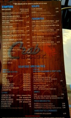 Menu photo 5 The Crab Shack Long Beach, CA