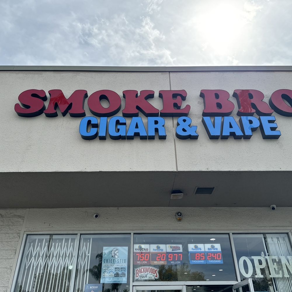 Front of store sign Front of store sign