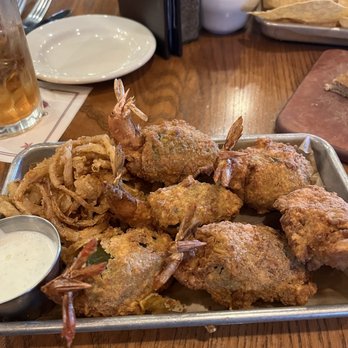 Saltgrass Steak House - Range Rattlers Jalapeño stuffed shrimp!!! Delicious! - Steakhouses Near Me - Plano, Texas Saltgrass Steak House - Range Rattlers Jalapeño stuffed shrimp!!! Delicious! - Steakhouses Near Me - Plano, Texas