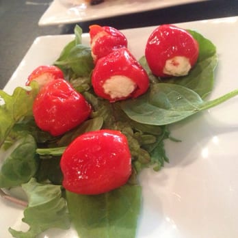 Grand Cru Wine Bar - Goat cheese stuffed peppadews - Wine Bars Near Me - Fort Worth, Texas Grand Cru Wine Bar - Goat cheese stuffed peppadews - Wine Bars Near Me - Fort Worth, Texas